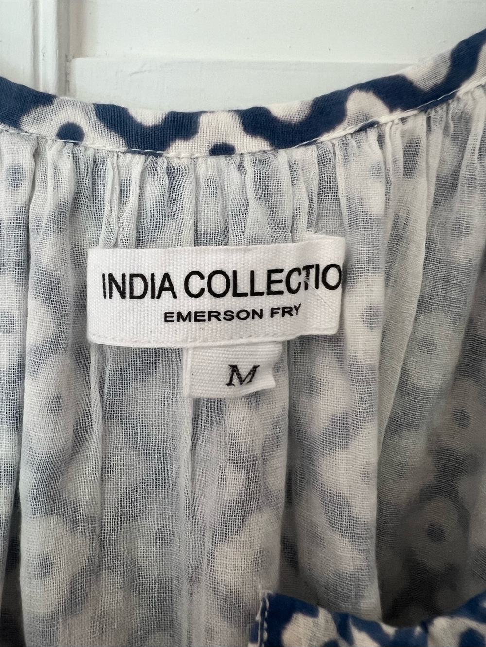 EUC India Collection Emerson Frye Tasha Button Down Midi Maxi Sundress - Picture 4 of 6